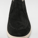 Men's High-Top Suede Loafers - Black - Rully Official