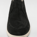 Men's High-Top Suede Loafers - Black - Rully Official