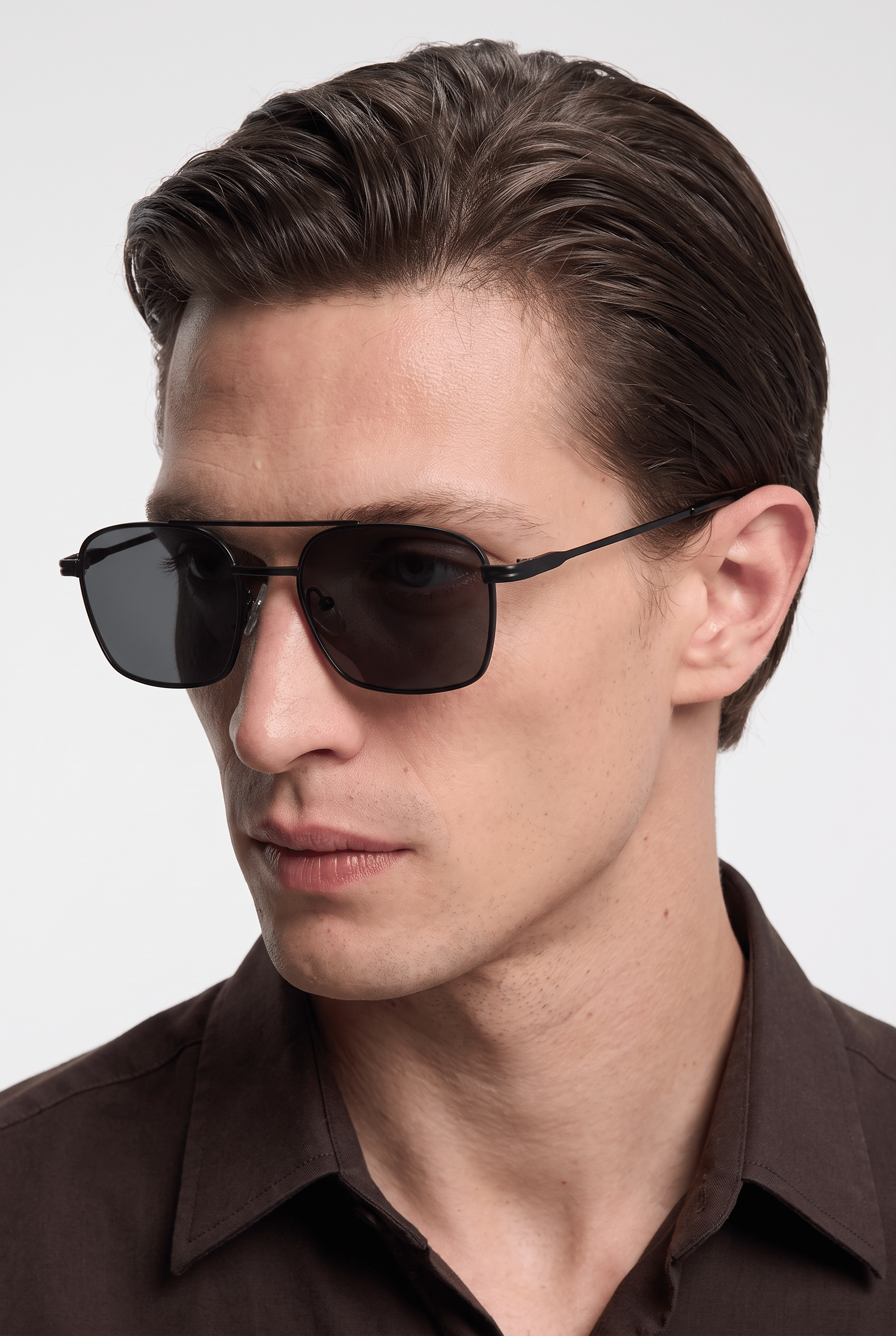 Men’s Sunglasses — Senna - Black Frame | Dark Grey Lens - Rully Official