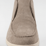 Men's High-Top Suede Loafers - Mocha - Rully Official