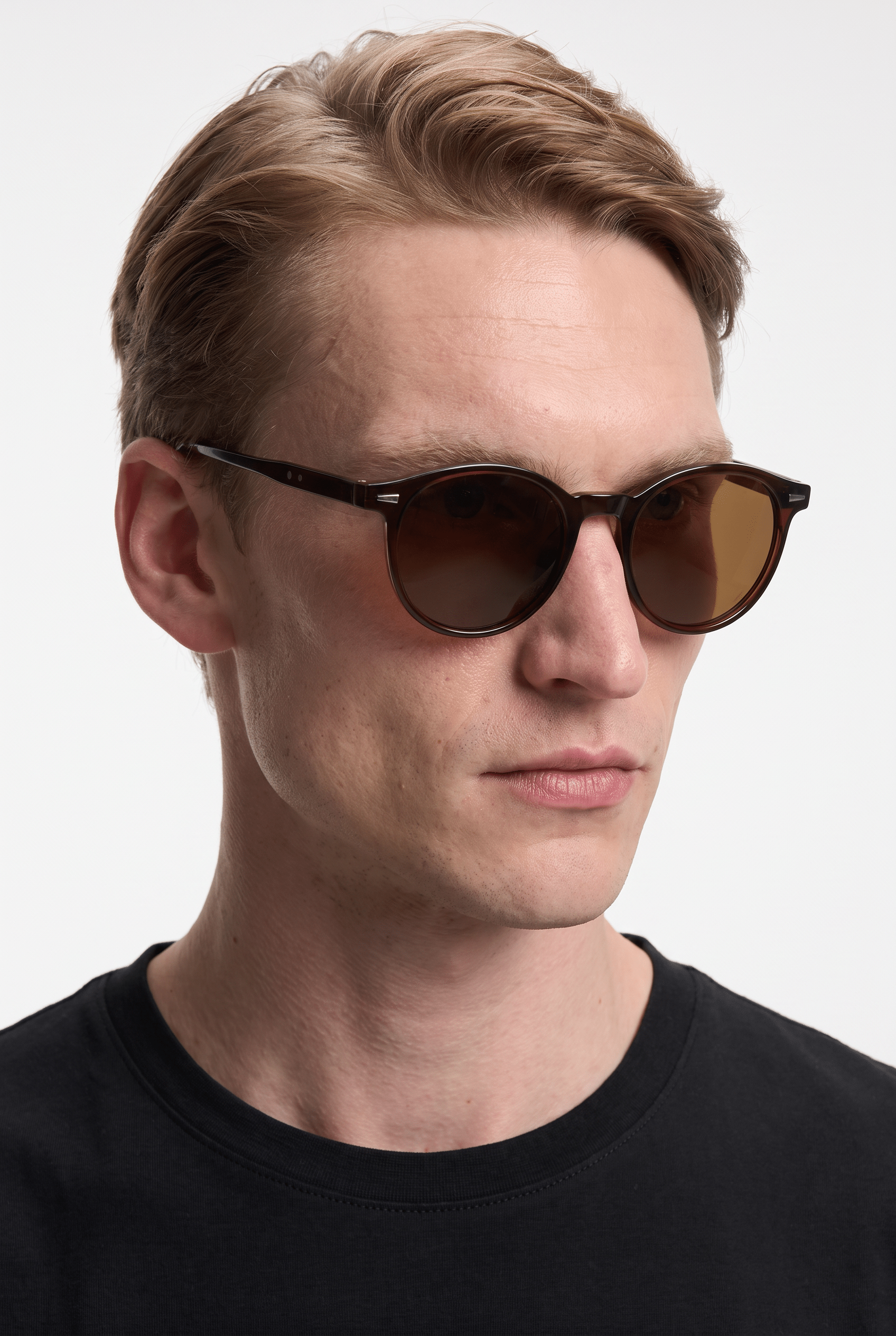 Men’s Sunglasses — Kyoto - Black Frame | Brown Lens - Rully Official