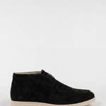 Men's High-Top Suede Loafers - Black - Rully Official