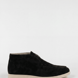 Men's High-Top Suede Loafers - Black - Rully Official