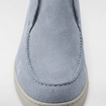Men's High-Top Suede Loafers - Blue - Rully Official