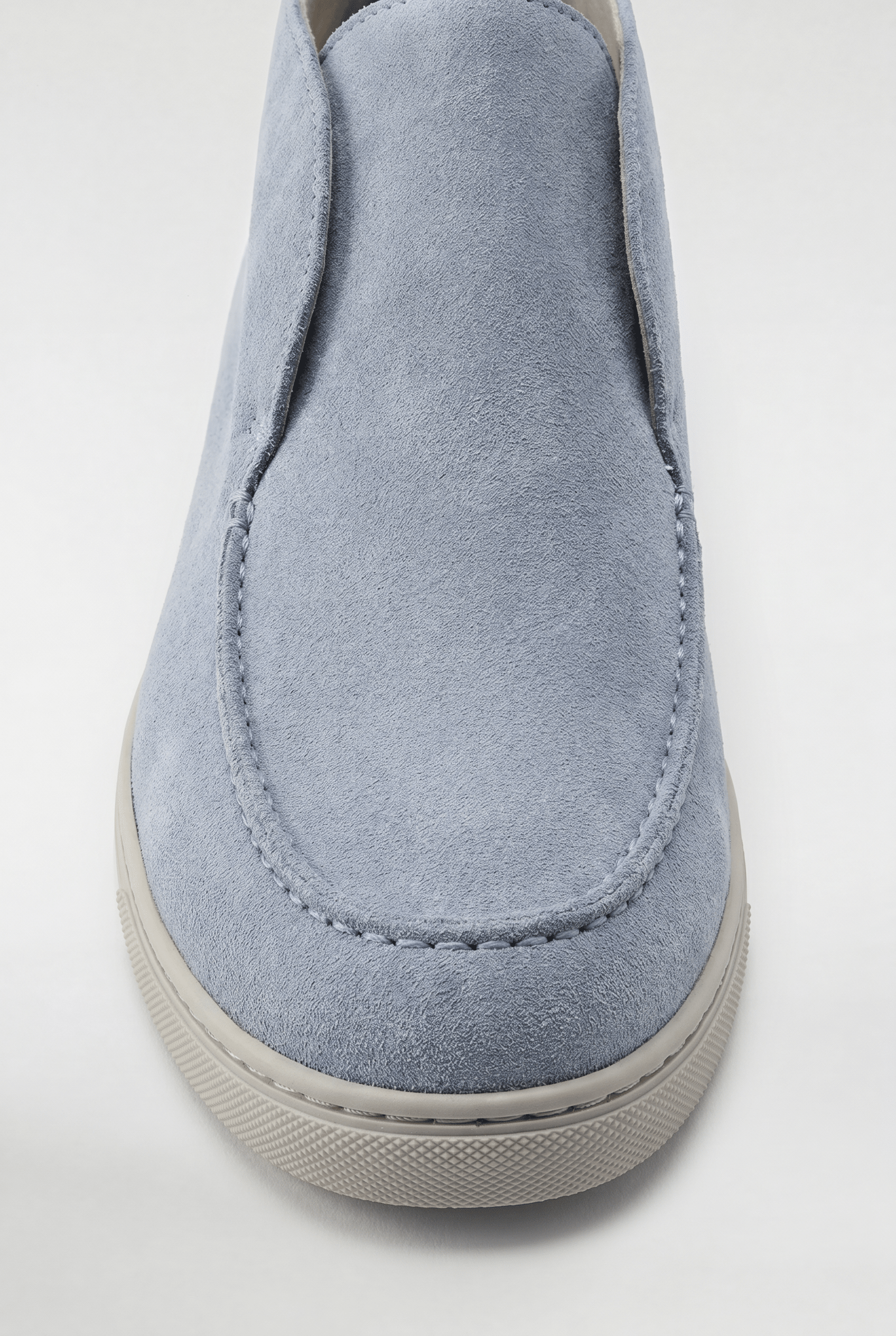 Men's High-Top Suede Loafers - Blue - Rully Official