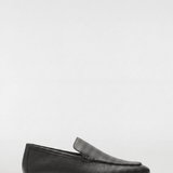 Men's Leather Apron Toe Loafers - Dark Olive - Rully Official