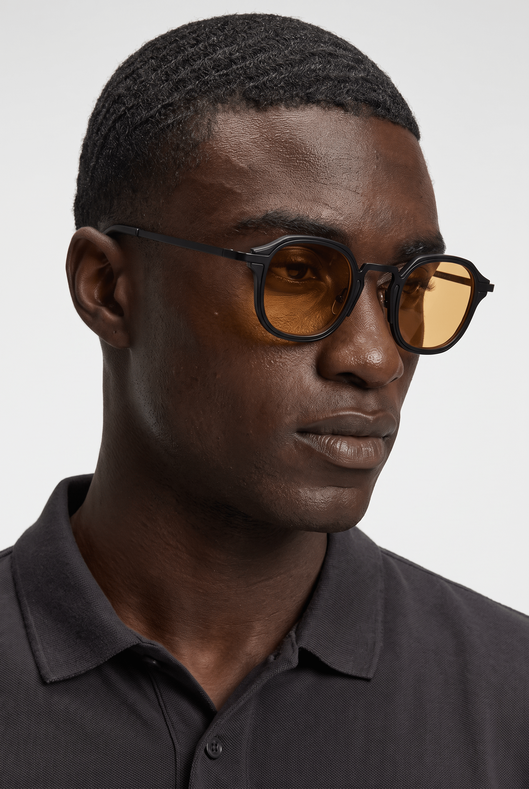 Men’s Sunglasses — Riviera - Black Frame | Yellow Lens - Rully Official