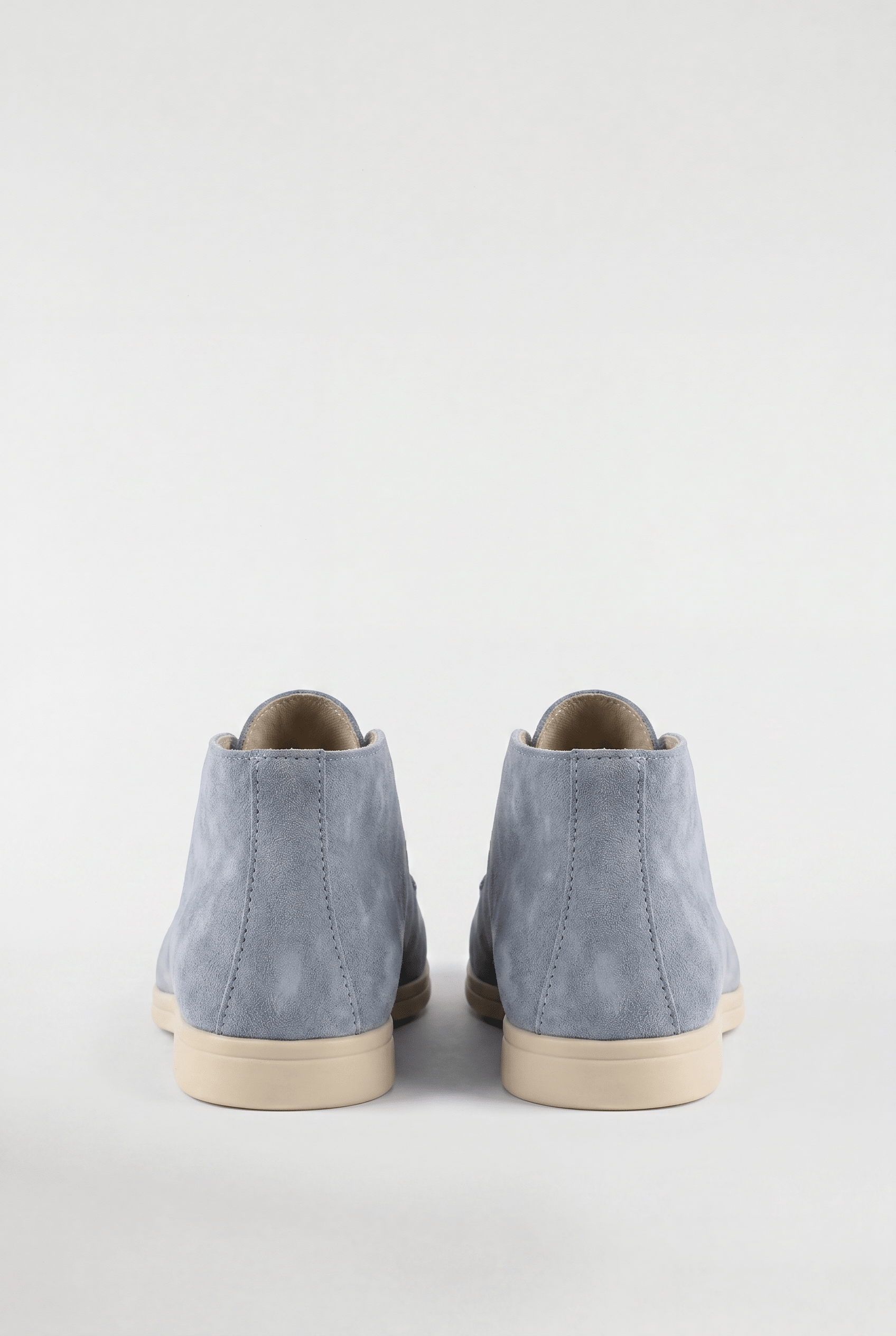 Men's High-Top Suede Loafers - Blue - Rully Official