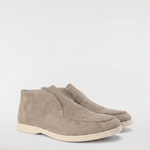 Men's High-Top Suede Loafers - Mocha - Rully Official