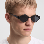 Men’s Sunglasses — Geneva - Black Frame | Dark Grey Lens - Rully Official