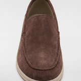 Men's Suede Slip-On Loafers - Brown - Rully Official