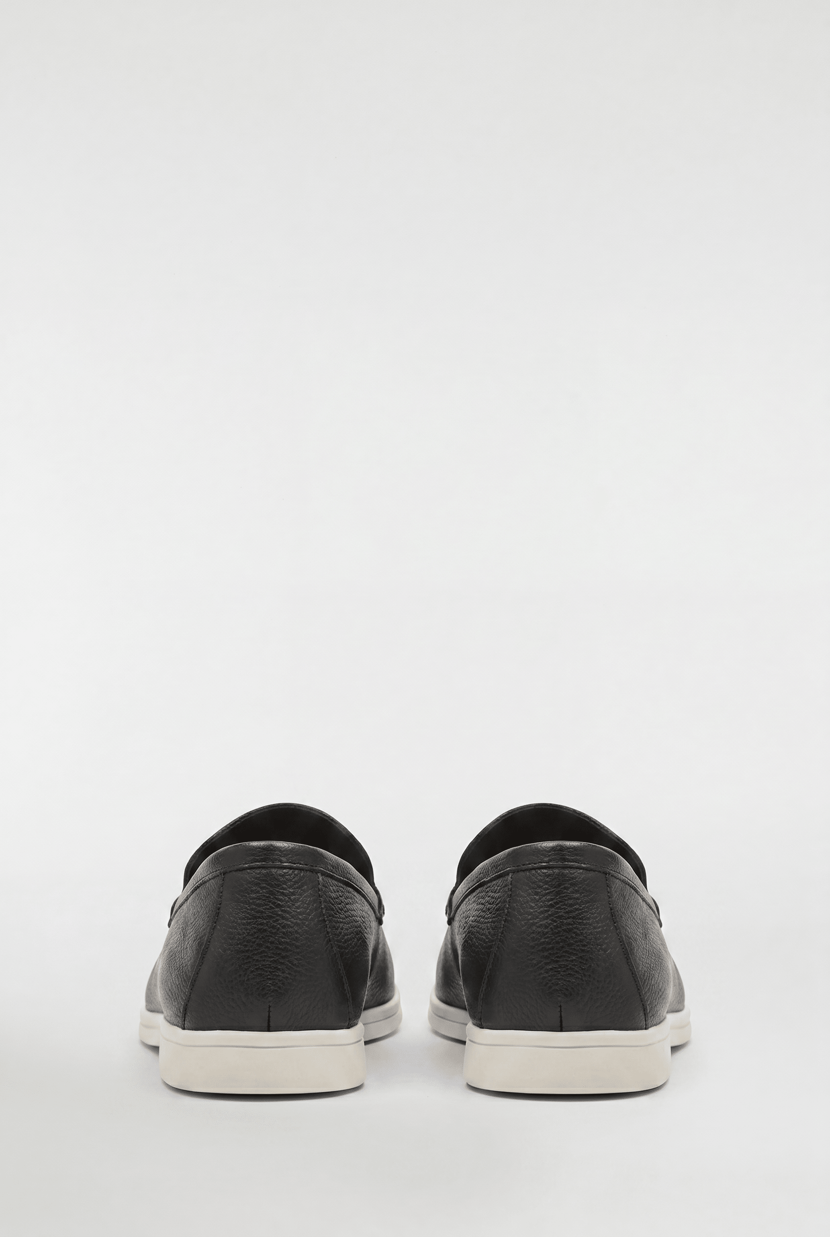 Men's Leather Apron Toe Loafers - Dark Olive - Rully Official
